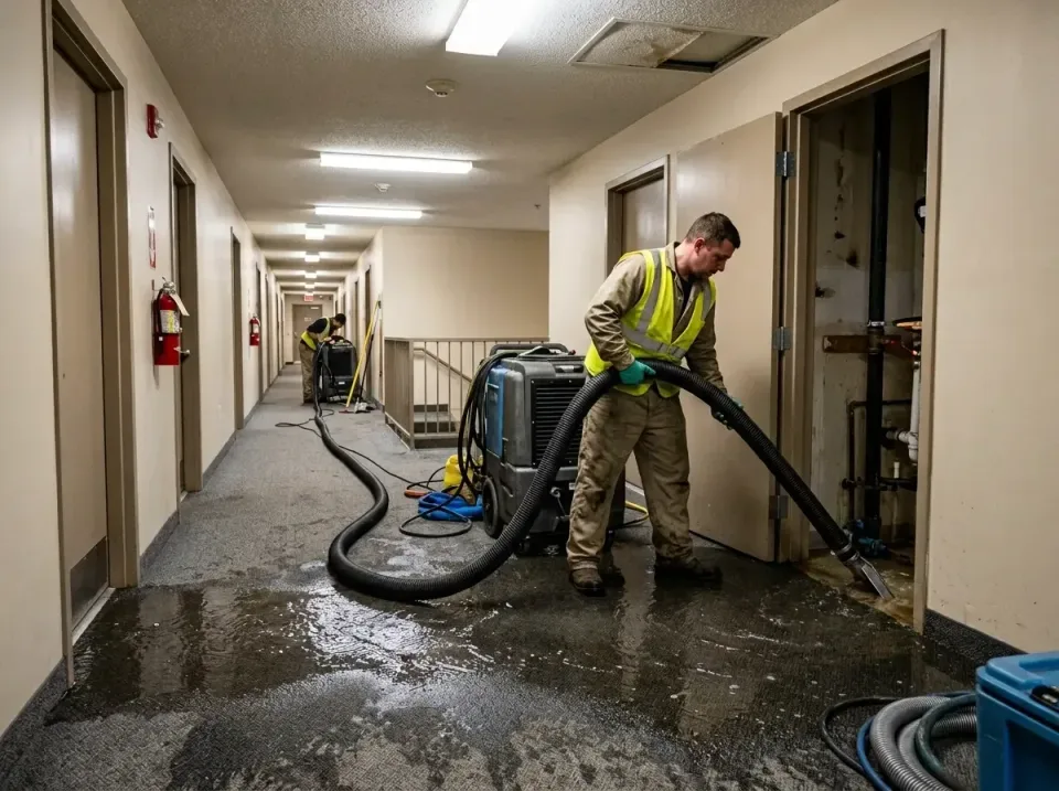 multi-unit-apartment-hallway-f-005 — frequently asked questions, Emergency Burst Pipe Water Extraction & Removal in Carl Jun…